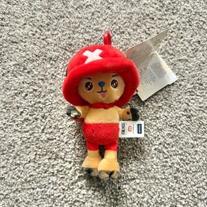 NEW One Piece Plush 6” inch Chopper Man Outfit Round 1 Exclusive Keychain Mascot